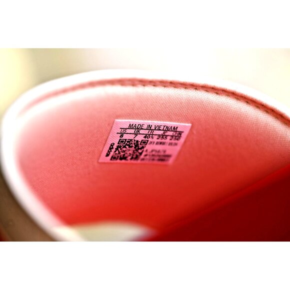 New! Size: 8 Women Adidas Adilette Platform Slides Vanilla Semi Lucid Red JP5676 - Picture 5 of 16